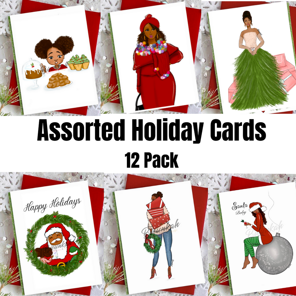 Assorted Holiday Cards 12-Pack