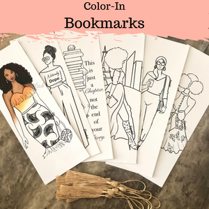 Color-In Bookmark Set
