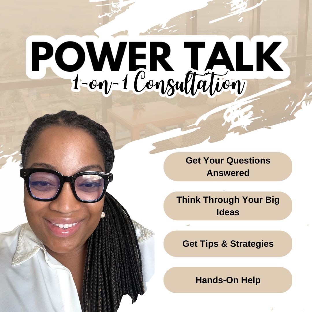 Power Talk: 1-on-1 Consultation