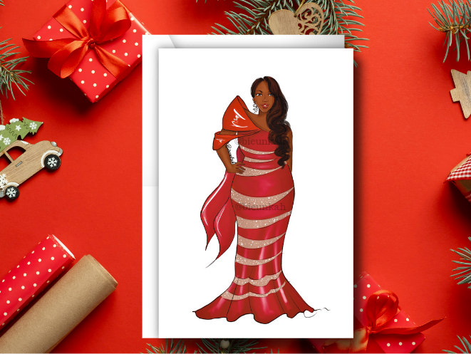 "All Wrapped Up" Greeting Card