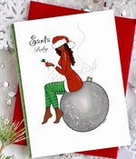 "Santa Baby" Greeting Card - Multiple Skintones & Hair